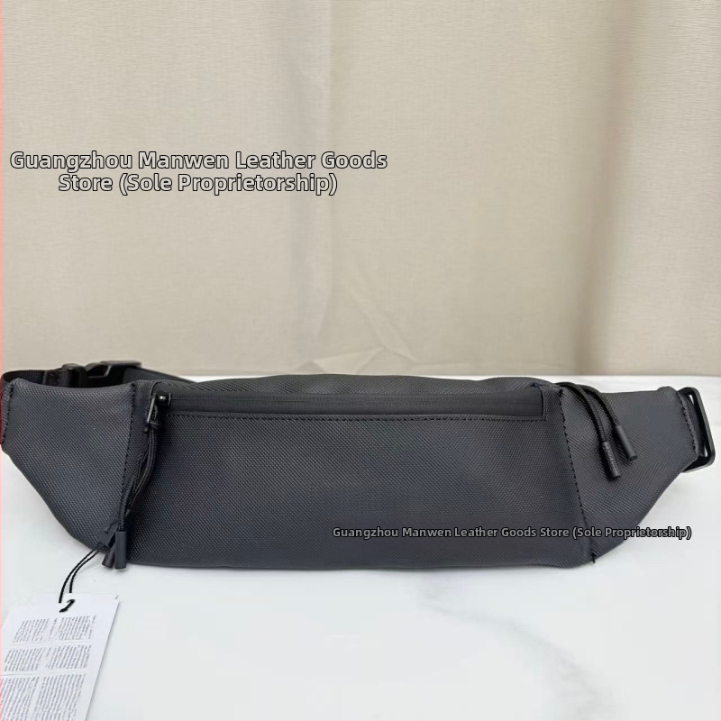 Geantă de talie pentru bărbați, material PVC, impermeabilă, căptușeală poliester, pentru călătorii de plăcere
