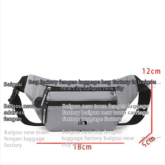 Japāņu stila kompakta crossbody soma ikdienas lietošanai, ūdensnecaurlaidīgs materiāls, rāvējslēdzējs, poliestera odere, pavasara 2025 izlaidums