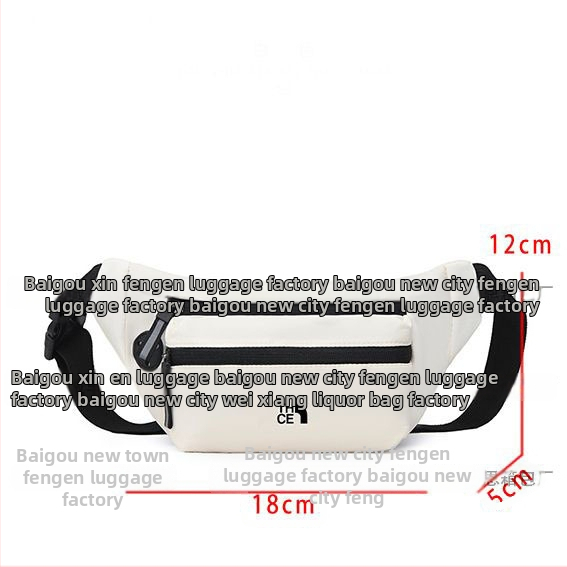 Japāņu stila kompakta crossbody soma ikdienas lietošanai, ūdensnecaurlaidīgs materiāls, rāvējslēdzējs, poliestera odere, pavasara 2025 izlaidums