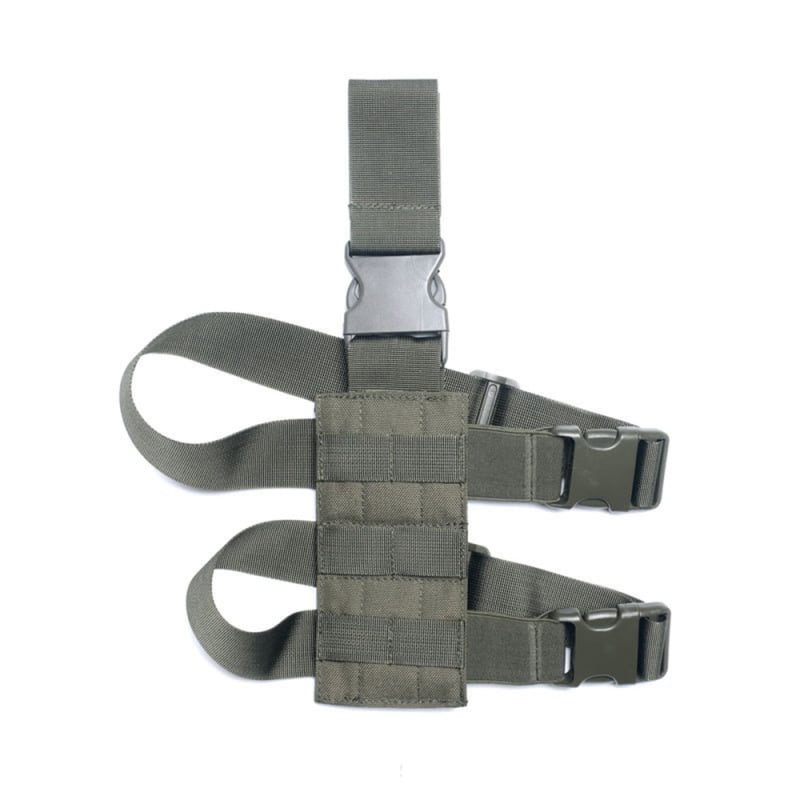 Borsetă MOLLE pentru picior, tactical, multifuncțională pentru vânătoare și sporturi în aer liber; nylon, respirabilă, impermeabilă, ultra-ușoară, rezistentă la uzură