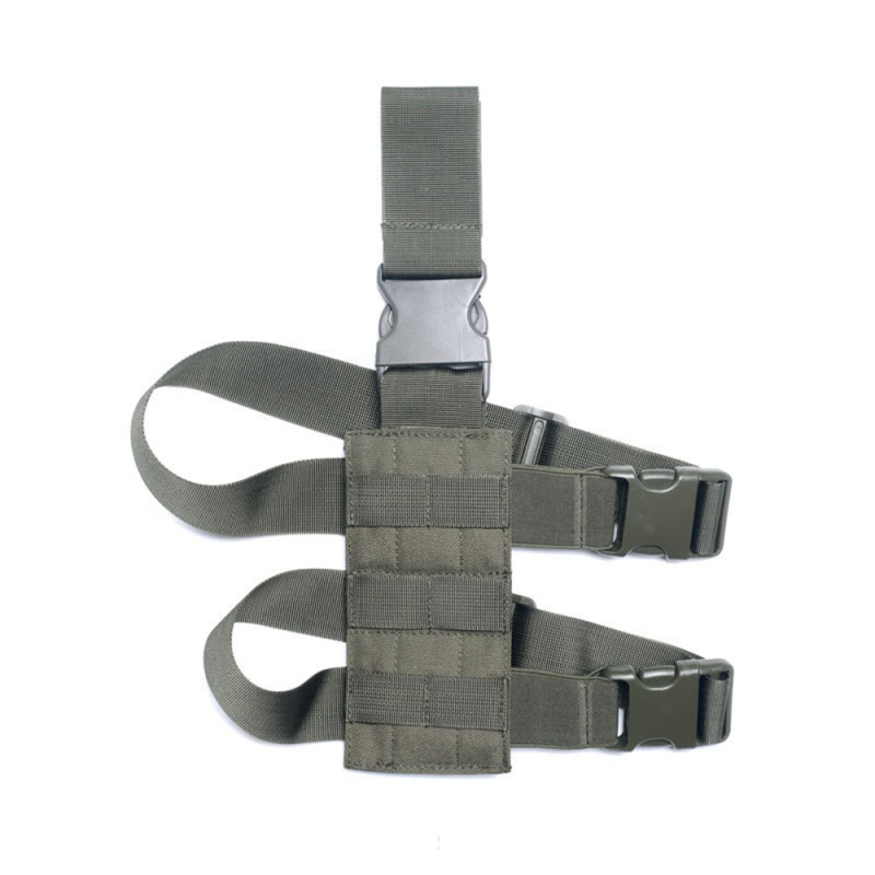 Borsetă MOLLE pentru picior, tactical, multifuncțională pentru vânătoare și sporturi în aer liber; nylon, respirabilă, impermeabilă, ultra-ușoară, rezistentă la uzură