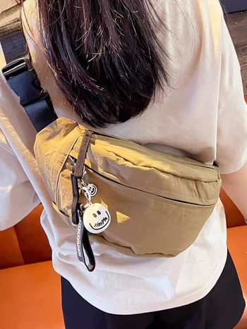 Nailona velosipēdu krūšu soma, unisex, ūdensizturīga, ultra viegla, crossbody sporta soma