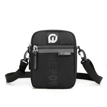 WEPOWER geantă de talie pentru bărbați, impermeabilă, din nylon, căptușeală poliester, model solid