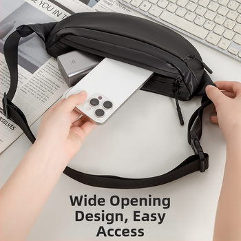 Kültéri sportokhoz való keresztpántos táska, ultrakönnyű, Oxford anyag, uniszex férfi dizájn, street stílus, 2023 tavaszán kiadva