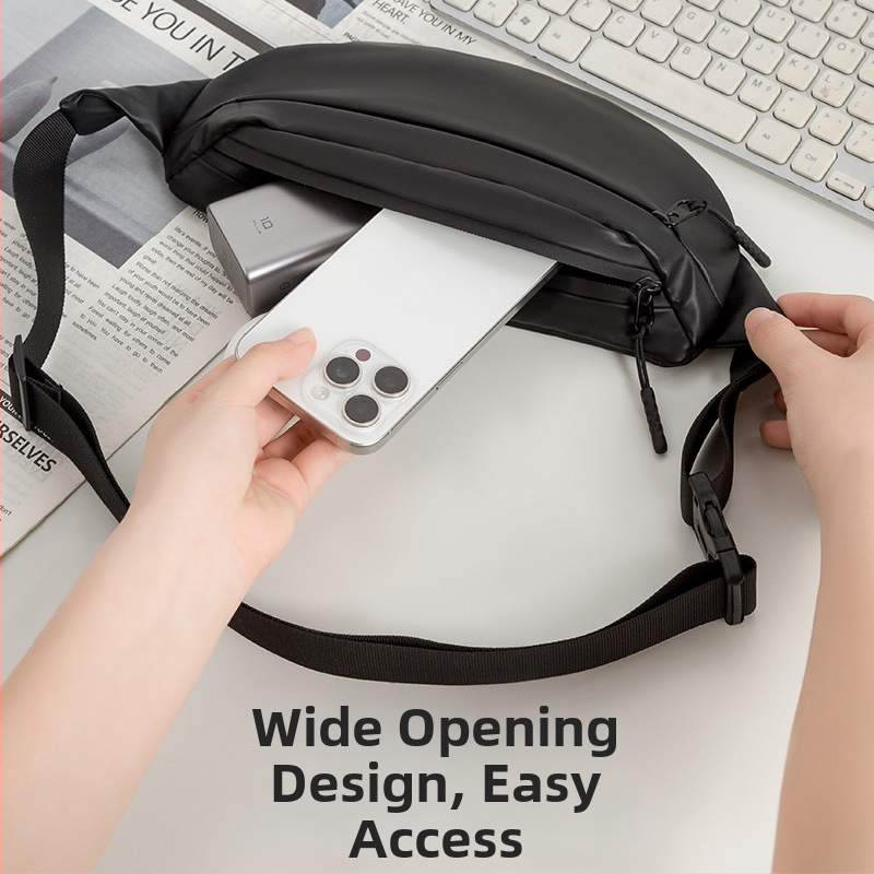 Krosbody soma ārējiem sportam, ultraliega, Oxford audums, unisex dizains, ielu stils, izlaista 2023. gada pavasarī