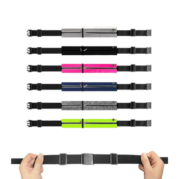 Sportska pojasna torba za trčanje s pretincom za telefon – vodootporna, ultra lagana, proširiva, unisex (Poliester; vodootporna; ultra lagana; proširiva; unisex)