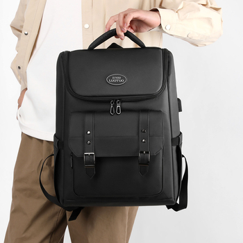 Ruksak za laptop s USB sučeljem, najlon, 20–35L, za 15-inčni laptop, prozračan i vodootporan