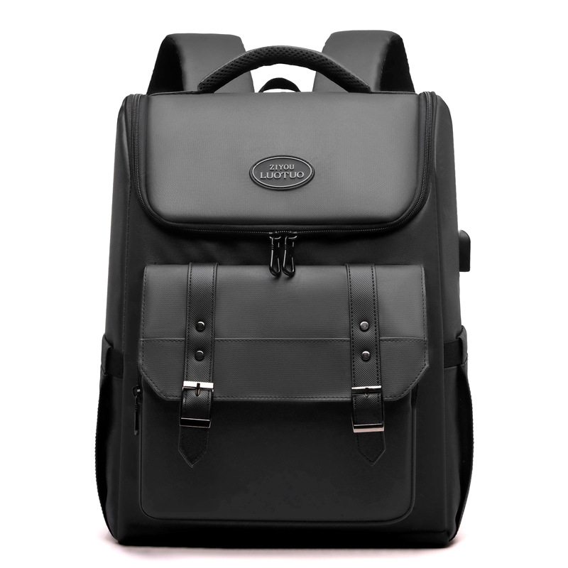 Ruksak za laptop s USB sučeljem, najlon, 20–35L, za 15-inčni laptop, prozračan i vodootporan