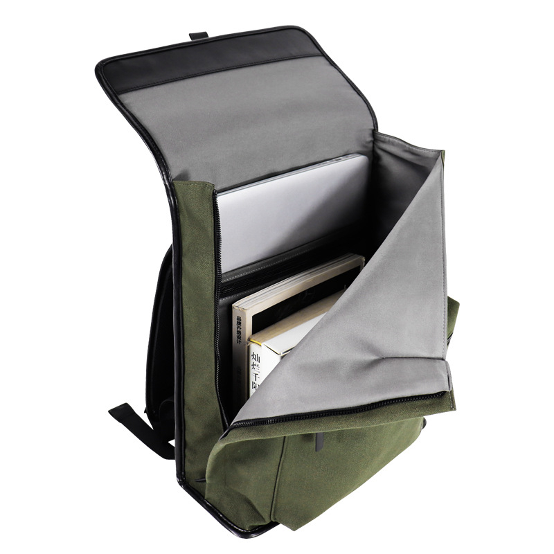 RPET lagani gradski ruksak za 16-inčni prijenosnik, kapacitet ispod 20 L, ergonomski stražnji panel, otporan na habanje