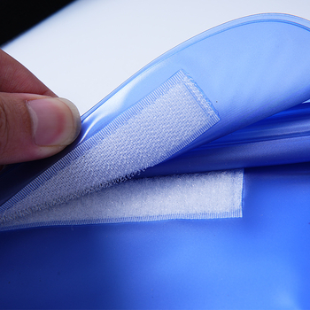 Водоустойчива чанта за телефон за открито — диагонална талия презрамка, затваряне с три уплътнения, прозорец за докосване, PVC