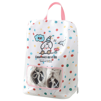 Geantă de depozitare pentru pantofi, transparentă, pentru călătorii, pliabilă, rezistentă la praf și apă, formă cubică (Model Y.k)