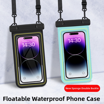 Szabadidős vízálló telefontáska – PVC, vízálló anyag, logóval testreszabható, érintésérzékeny kijelző kompatibilis, úszásra, búvárkodásra és vízisportokra