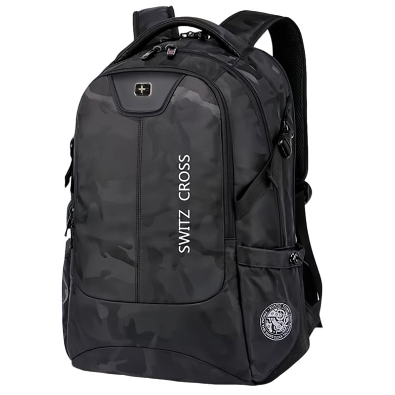 Ruksak s kamuflažnim uzorom, vodootporan Oxford materijal, kapacitet 36-55 L, kompatibilan s 16-inčnim laptopom, unisex (36-55 L; 16-inčni laptop)