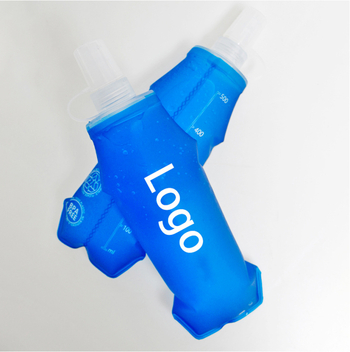 Kültéri összecsukható puha víztartály, szivárgásmentes, PVC/TPU, kapacitás 250ml/500ml, kerékpározáshoz és hegymászáshoz