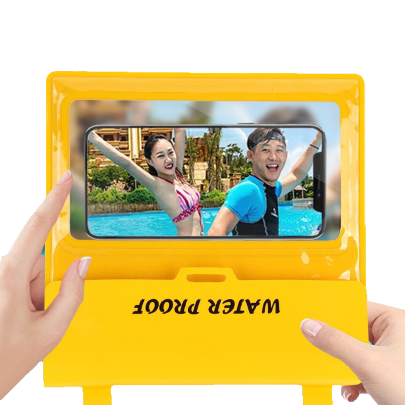 Saforna PVC vízálló deréktáska érintőképernyő-kompatibilitással, nagy kapacitású, állítható dupla kampó