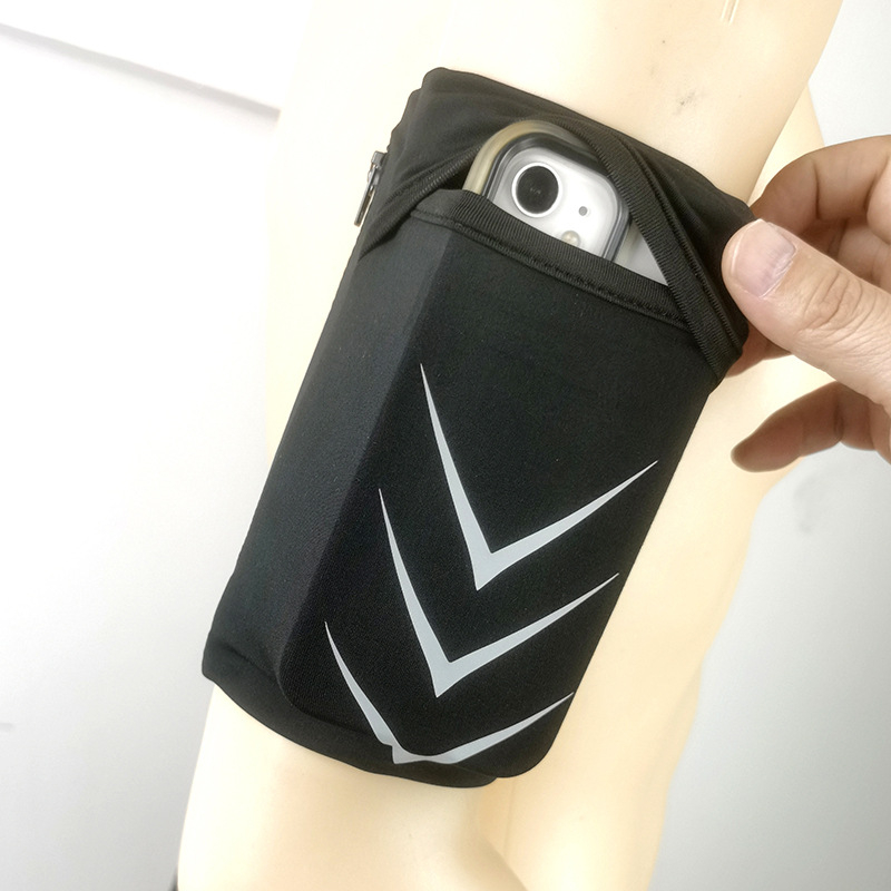 Torba za telefon na nadlakticu za outdoor sport – unisex, ultra lagana, prozračna, otporna na habanje, geometrijski uzorak