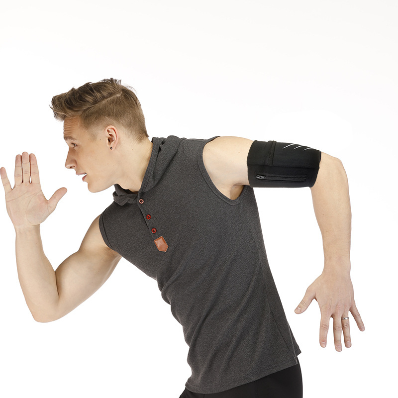 Torba za telefon na nadlakticu za outdoor sport – unisex, ultra lagana, prozračna, otporna na habanje, geometrijski uzorak