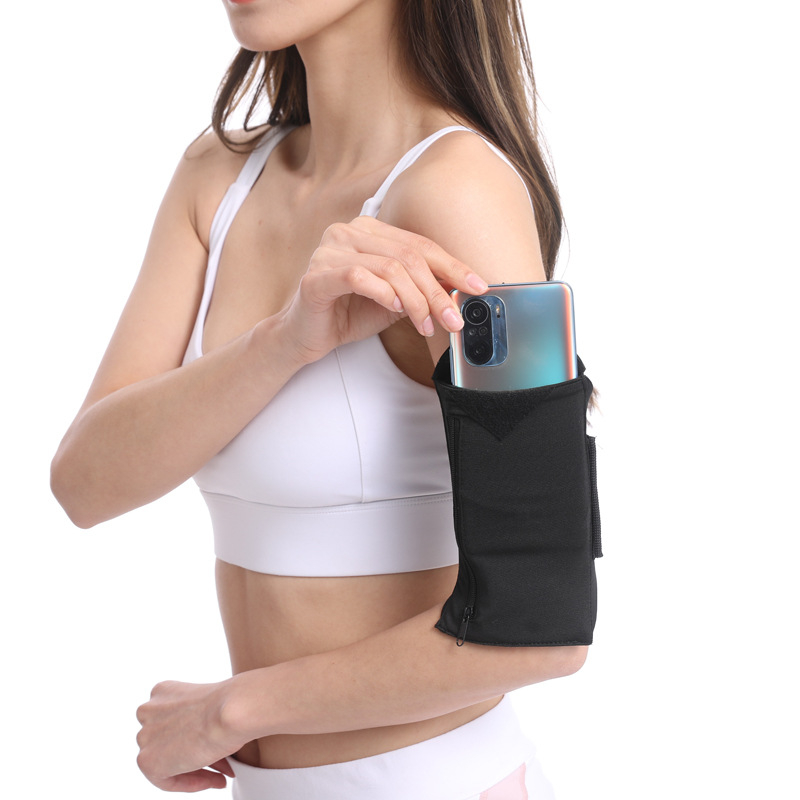 Torba za ruku za telefon za trčanje, unisex; materijal: diving cloth; tiskani logotip; brend: MENG TAI; mogućnost prilagođavanja