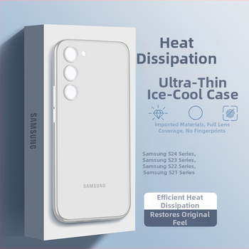 Pouzdro pre Samsung S24/S23/S22 Ultra – PC materiál, tepelná distribúcia, nárazuvzdorné, proti otlačkom prstov