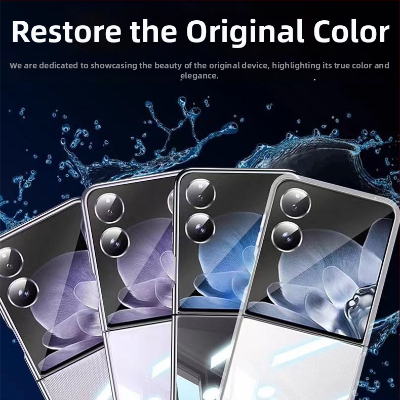 Tālruņa vāciņš Xiaomi Mixflip – caurspīdīgs PC ciets korpuss, injekciju formēšana, trieciensizturīgs, nodilumizturīgs, kritienizturīgs