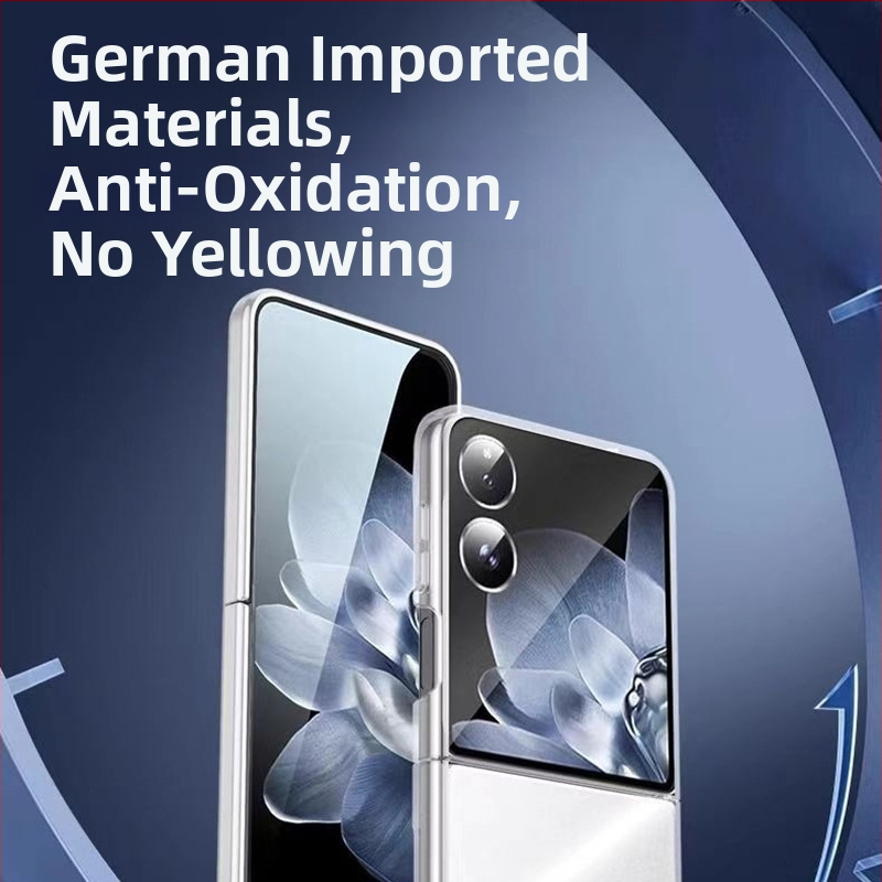 Tālruņa vāciņš Xiaomi Mixflip – caurspīdīgs PC ciets korpuss, injekciju formēšana, trieciensizturīgs, nodilumizturīgs, kritienizturīgs