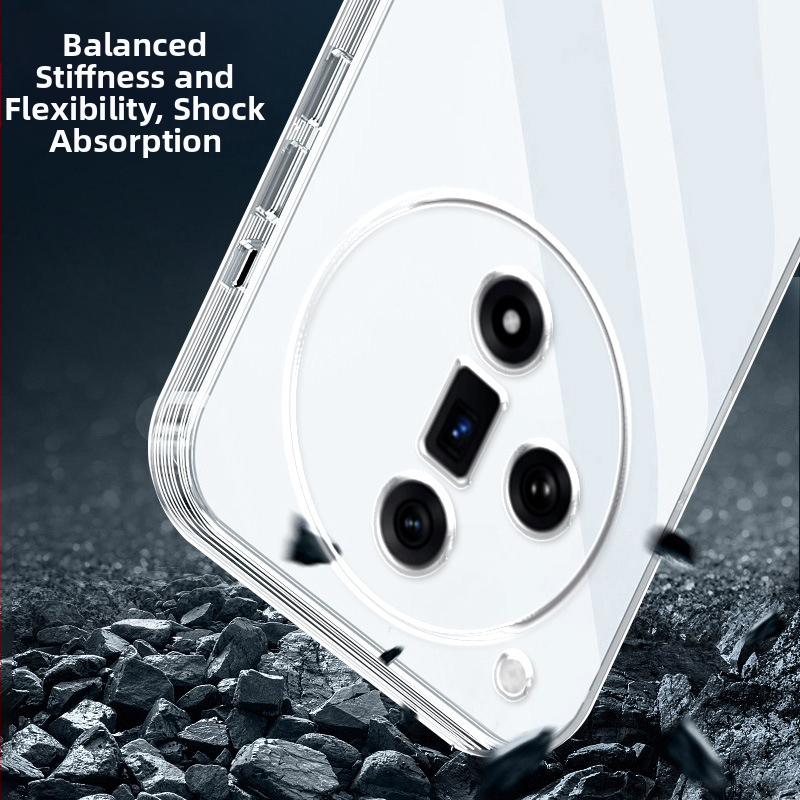 TPU ochranné puzdro Zhuoku pre OPPO Find X7 Pro, Find X6, Find X5, Find X3 a X8 Pro – minimalistický dizajn, proti pádu