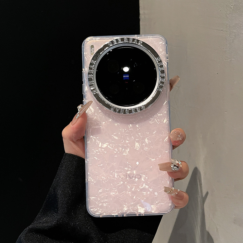 Vivo telefonhoz készült átlátszó mintás hátlap, akril, ütésálló, csúszásmentes, leesésálló