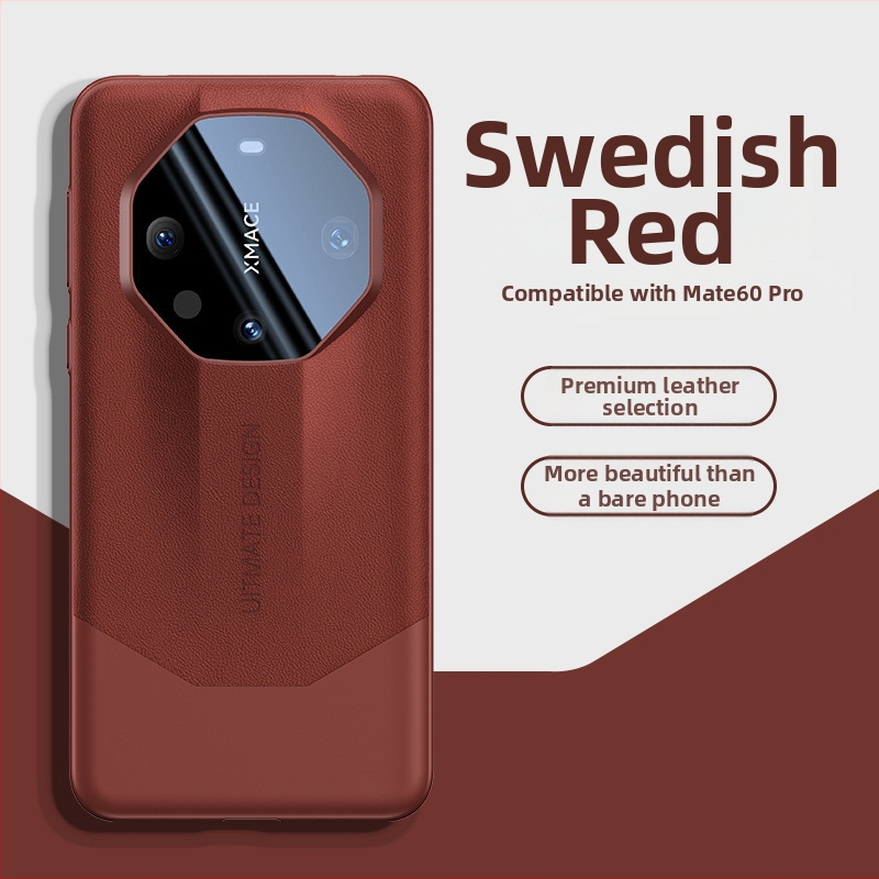 Huawei Mate60 Pro tālruņa korpuss: 2-in-1 dizains; objektīva aizsardzība; (materiāls: PC; eļļas injekcijas tehnika; siltuma izkliede; krituma pretestība)