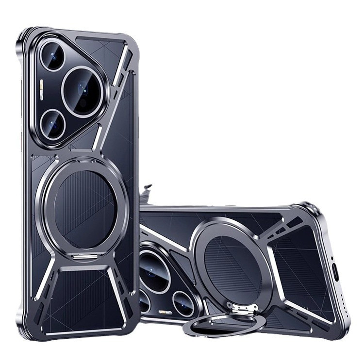 Carcasă metalică de protecție pentru Huawei Pura70Pro/Pro+/Pura70Ultra — design dual, decupaje, rezistent la uzură, protecție la cădere, anti-amprente