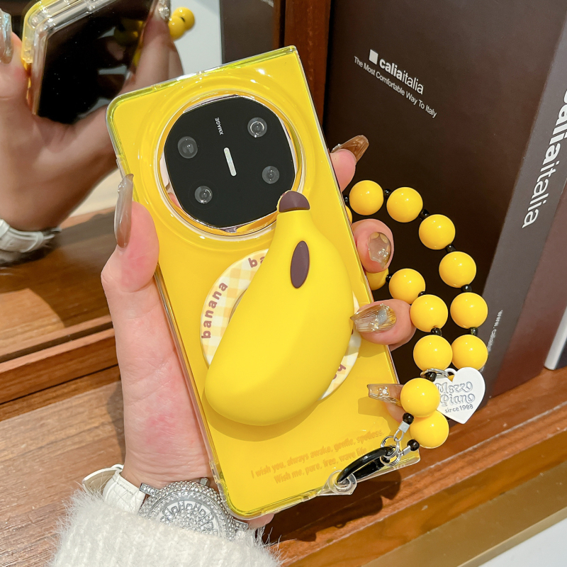 Huawei Mate X6 tok mágneses állvánnyal, teljes lefedettség, puha gumi, dombornyomásos textúra, leesés elleni védelem