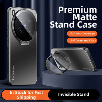 Vivo X300 Pro tālruņa korpuss ar matētu virsmu, no akrila materiāla ar elektroplakēšanu, nolaišanās aizsardzība