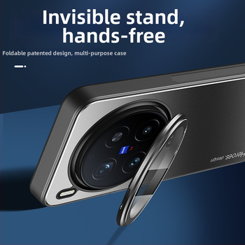 Vivo X300 Pro tālruņa korpuss ar matētu virsmu, no akrila materiāla ar elektroplakēšanu, nolaišanās aizsardzība