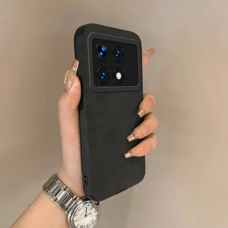 Velúr védőtok Redmi K70-hoz – kompatibil K70Pro, K70Ultra, K70E; ütésálló; hangnyílásokkal; matt felület