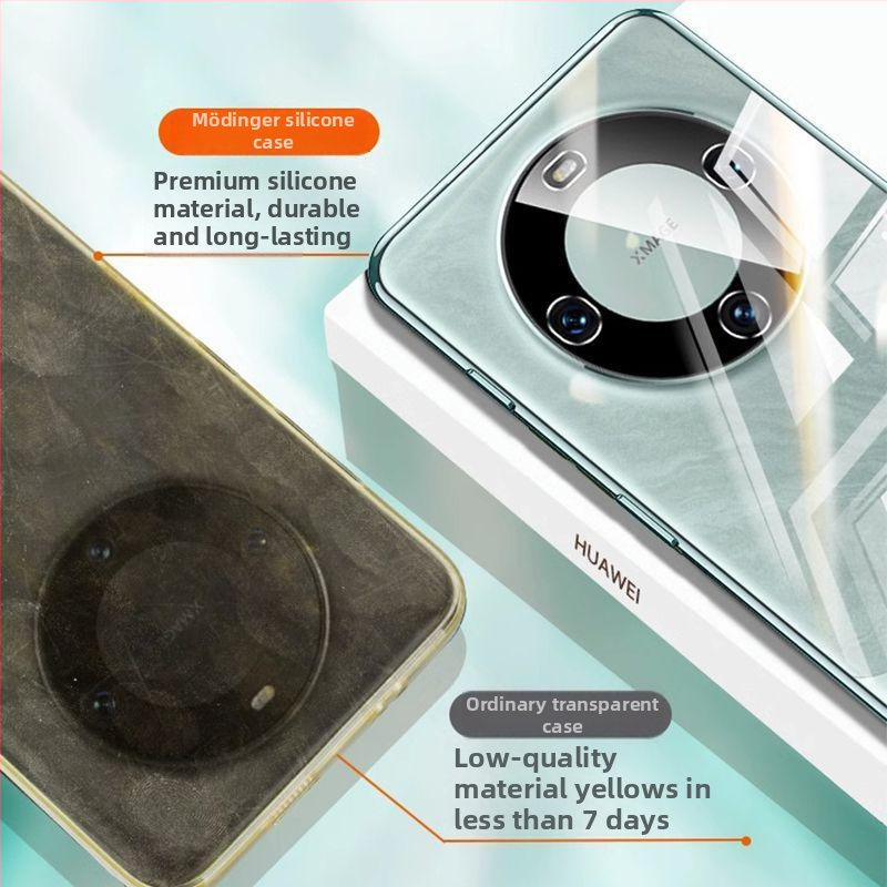 Murdinger silikona vāciņš Huawei Mate60 Pro – pilna aizsardzība, kritienu izturība, pārklājums ar smidzināšanas apdari