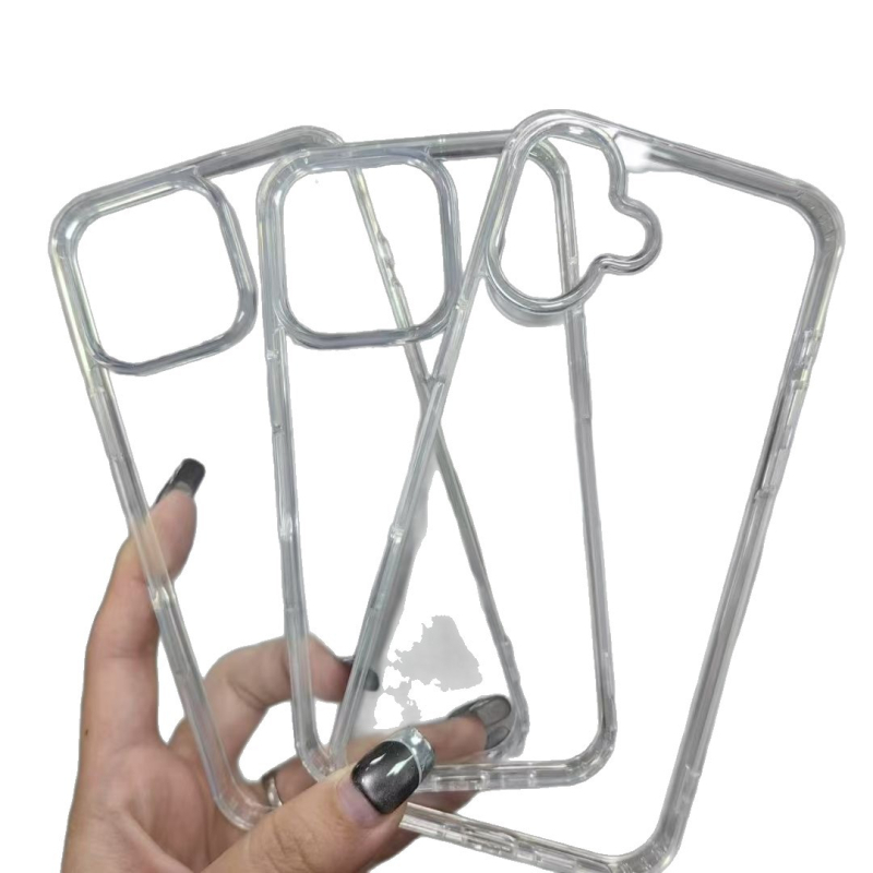 Divpusīgs caurspīdīgs akrila korpuss iPhone – PC+TPU, iespiests dizains (imprint), karstuma atdališana, pretestība pret kritieniem, pretestība pret pirkstu nospiedumiem; saderīgs ar iPhone 12/12 Pro/12 Pro Max/13 Pro/13 Pro Max/14 Pro/14 Pro Max/14 Max