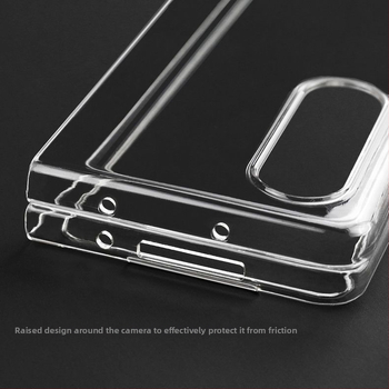 Kryt Samsung Galaxy Z Fold7, priehľadný PC tvrdý obal, ochrana proti pádu, odvádzanie tepla
