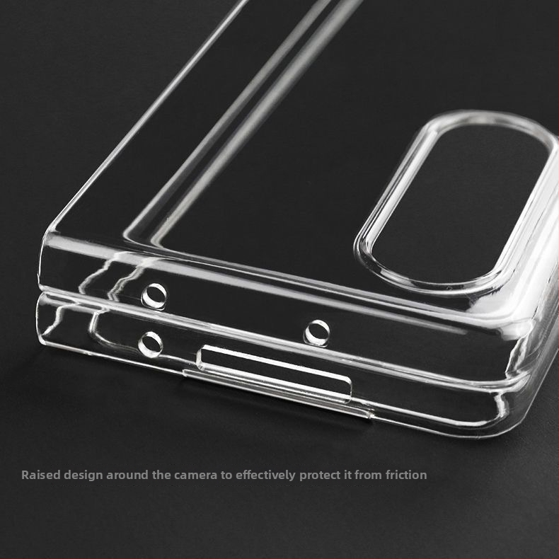 Kryt Samsung Galaxy Z Fold7, priehľadný PC tvrdý obal, ochrana proti pádu, odvádzanie tepla