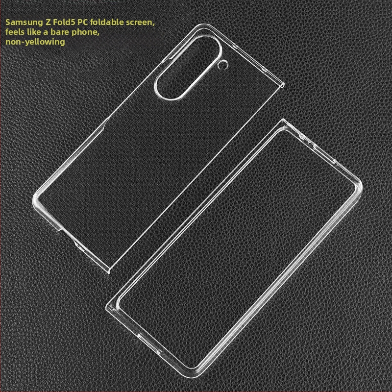 Kryt Samsung Galaxy Z Fold7, priehľadný PC tvrdý obal, ochrana proti pádu, odvádzanie tepla