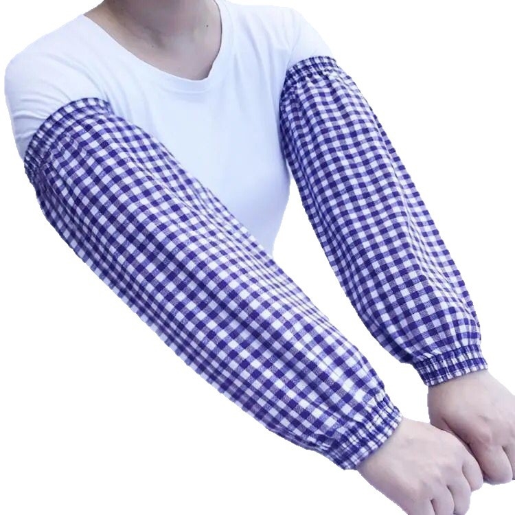 Памучни ръкавни маншети за кухня, удължени, защита от масло и замърсявания, за възрастни