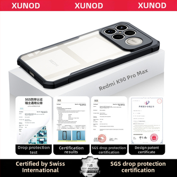 Tālruņa vāciņš Redmi K90 Pro Max – TPU+PC, pusējs minimalistiskais stils, izturīgs pret triecieniem, siltuma izkliede, precīzi objektīva atveres, saderīgs ar Redmi K90 Pro Max Champion Edition