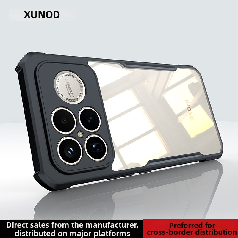 Tālruņa vāciņš Redmi K90 Pro Max – TPU+PC, pusējs minimalistiskais stils, izturīgs pret triecieniem, siltuma izkliede, precīzi objektīva atveres, saderīgs ar Redmi K90 Pro Max Champion Edition