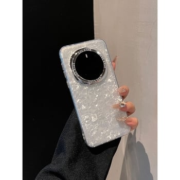 Honor Magic8 hátlapi tok Shell mintás, akril, forróprés, ütésálló, csúszásmentes, zuhanásálló, kompatibil Glory modell