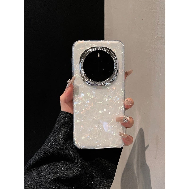 Honor Magic8 hátlapi tok Shell mintás, akril, forróprés, ütésálló, csúszásmentes, zuhanásálló, kompatibil Glory modell