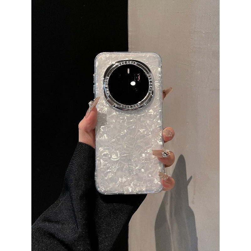 Honor Magic8 hátlapi tok Shell mintás, akril, forróprés, ütésálló, csúszásmentes, zuhanásálló, kompatibil Glory modell