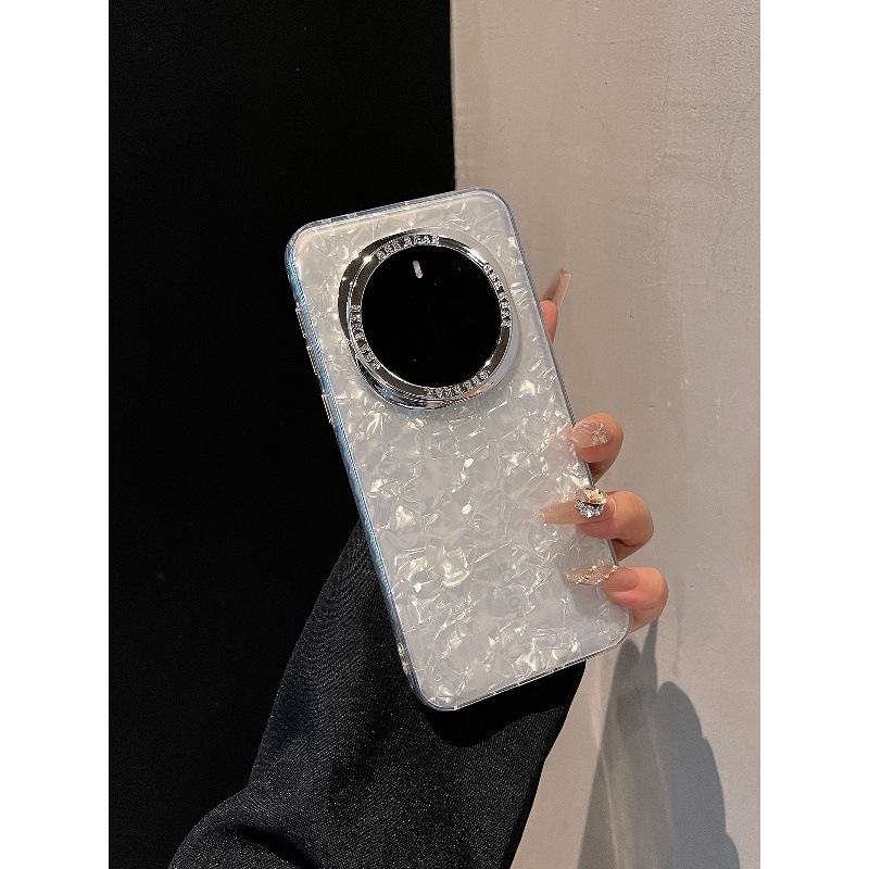 Honor Magic8 hátlapi tok Shell mintás, akril, forróprés, ütésálló, csúszásmentes, zuhanásálló, kompatibil Glory modell