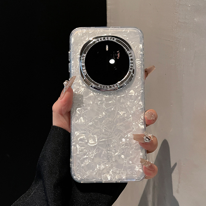 Honor Magic8 hátlapi tok Shell mintás, akril, forróprés, ütésálló, csúszásmentes, zuhanásálló, kompatibil Glory modell