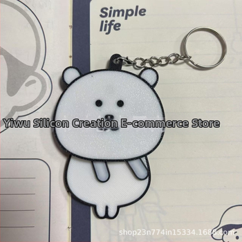 Naganno karu ripats liikuvate kätega - armas stiil, plastikmaterjal