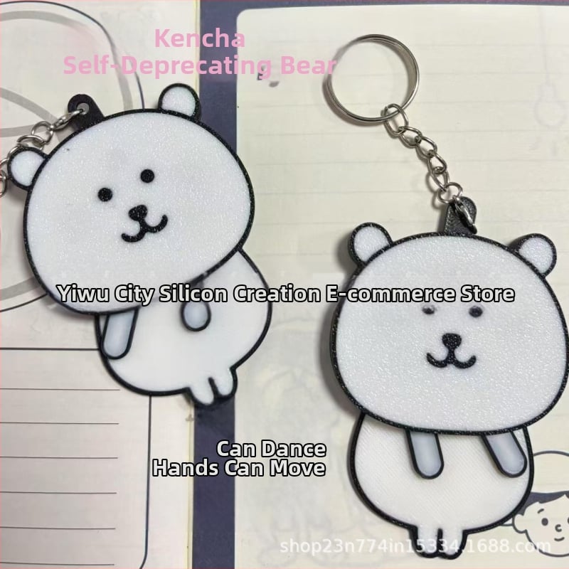 Naganno karu ripats liikuvate kätega - armas stiil, plastikmaterjal