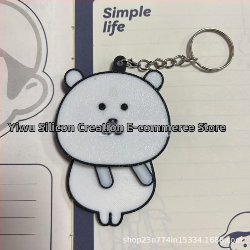 Naganno karu ripats liikuvate kätega - armas stiil, plastikmaterjal