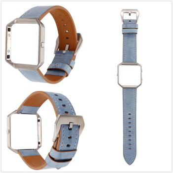 Dxunbands Fitbit Blaze bőrszíj | Valódi bőr, PU és imitációs bőr | Egyszerű stílus